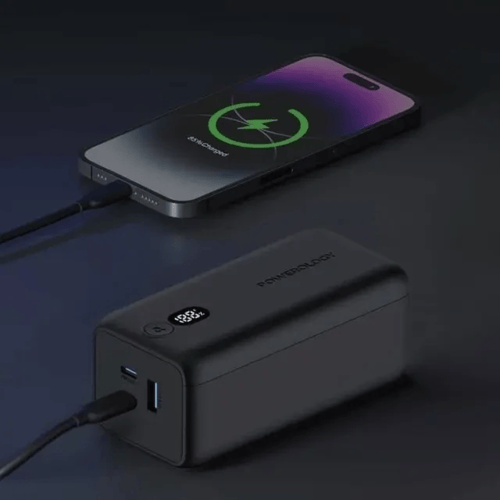 باورلوجي باور بانك 20 ألف 65واط اسود