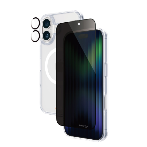 ارمور برو - بكج 3 في 1 لاجهزة الايفون 16 ماج سيف -...