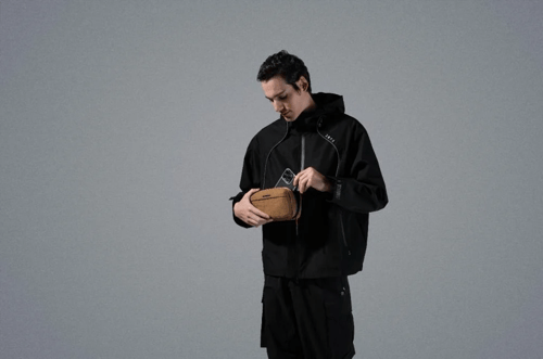 كينجسون - حقيبة يد فاخرة مقاومة للماء - اسود