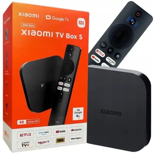 شاومي - جهاز البث TV BOX S الجيل الثاني 4K ultra H...
