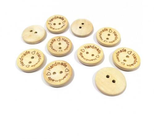 ازارير ازرار خشب صنع يدوي