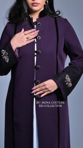 بليزر الفراشة بنفسجي بقصة مميزة