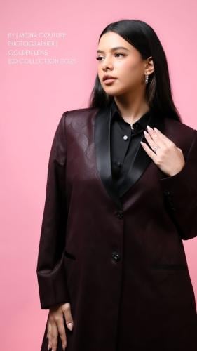 بليزر صيفي مميز (Limitd edition ) عنابي