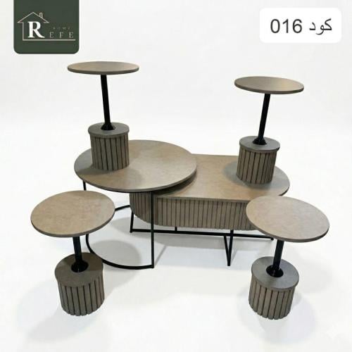 طاولة فينا بيضاوي رصاصي