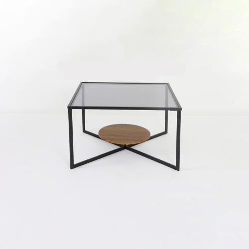 طاولة ايزي كبير - بني