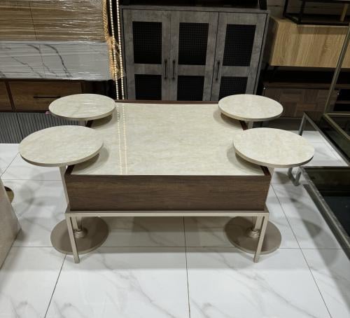 طاولة بديل رخام مربع