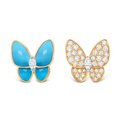 حلق Two Butterfly من فان كليف