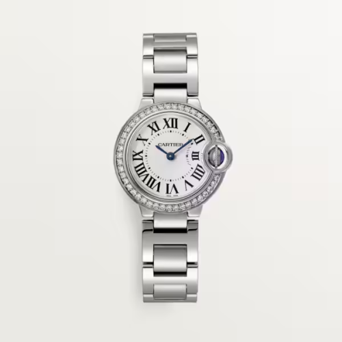 ساعه Ballon Bleu مع إيطار الماس من كارتيه