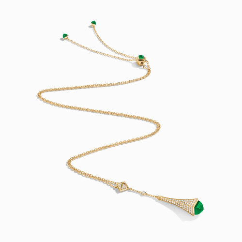 Cleo Diamond Teardrop necklace from Marley with stone