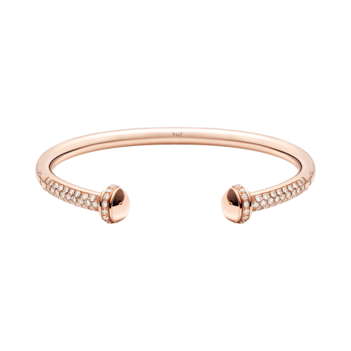 Possession open bangle bracelet with diamonds from...