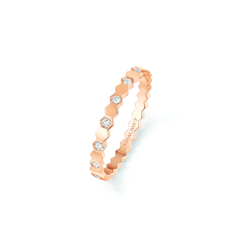 خاتم Bee de هاف دايموند نحيف من شوميه