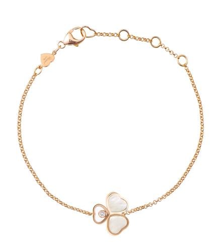 Happy Hearts Wings bracelet from Chopard with shel...