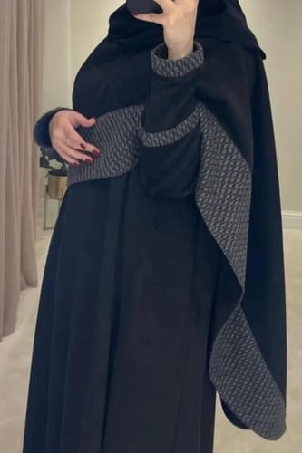 عبايه بشال كاروهات متحرك وكم كاروهات