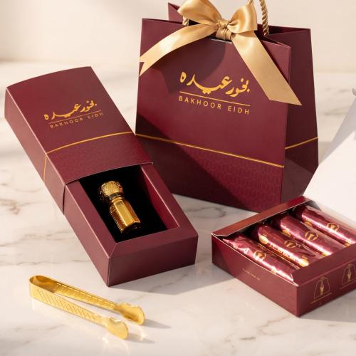 عطر + فحم بخور + ملقاط