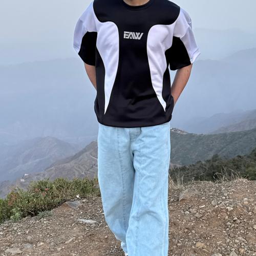 طقم رجالي كاجوال -تيشرت -جنز