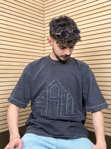 تيشرت خامه مغسوله