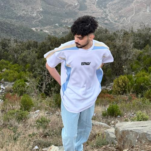 طقم كاجوال رجالي-تيشرت-جنز