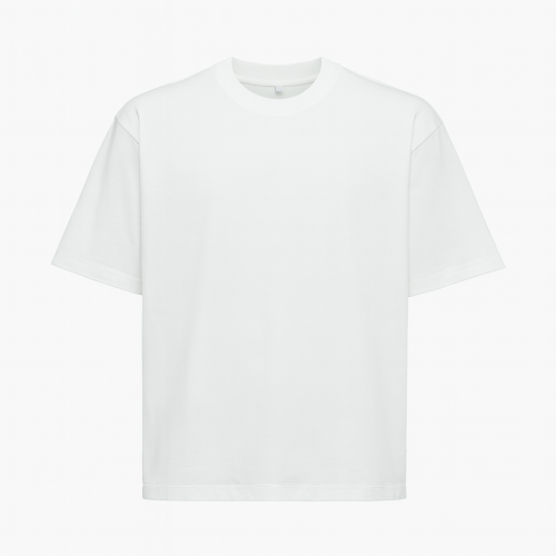 تيشرت ابيض اوفر سايز قصة كورية