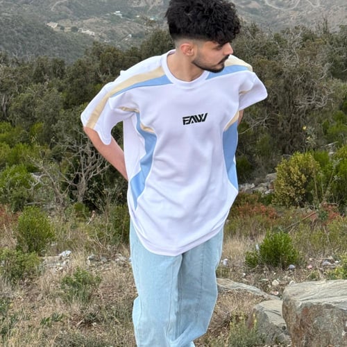 طقم كاجوال رجالي-تيشرت-جنز