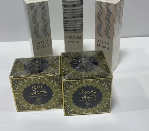 3عطور من عساف200ملي مع بخور الكويتي والمعمول الكوي...