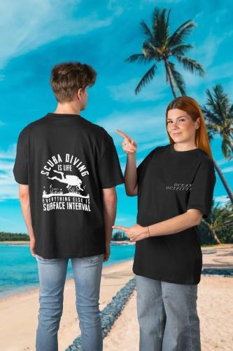 تيشيرت سكوبا دايفنج - قطن