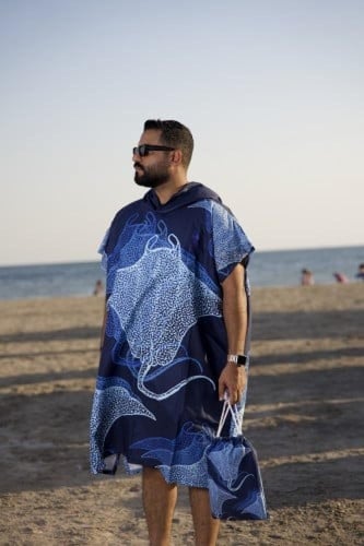 بكج مناشف الشاطئ بونشو 3 قطع أشكال مختلفة