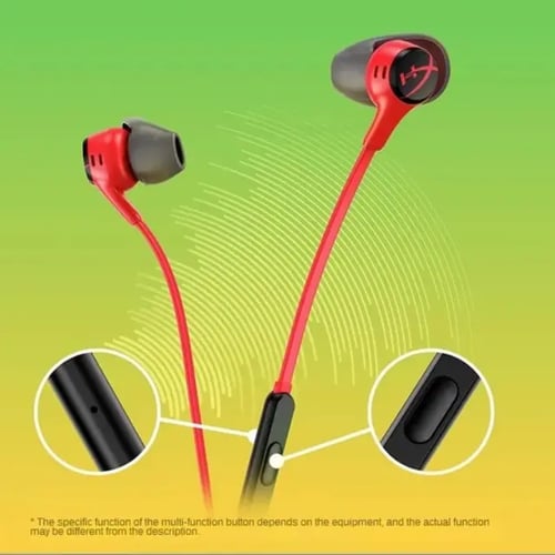 سماعة هايبر اكس كلاود ايربودز 2 سلك hyperx earbuds...