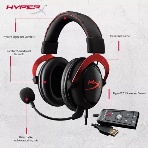 سماعة هايبر اكس كلاود 2 سلك hyperx cloud 2 سماعة ر...