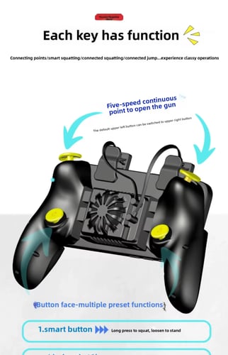 ازرار البيانو جوال ليزر 4 ازرار خاصية تسريع طلقات...