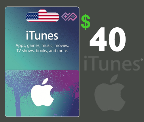 ايتونز امريكي 40 دولار