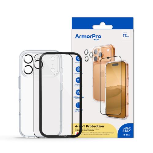 ارمر برو بكج حماية شفاف للايفون 17 برو