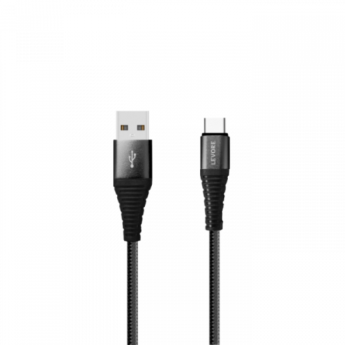 ليفوري سلك تايب سي 1م - أسود