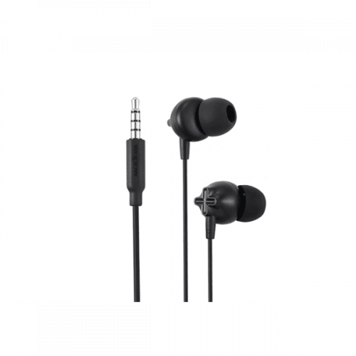 وبو سماعة AU03 سلكية بمنفذ AUX - أسود