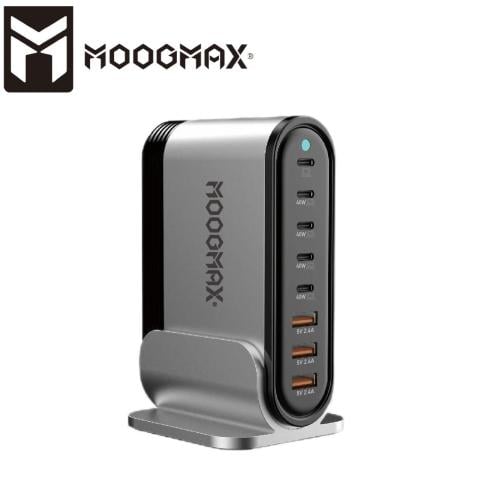 موج ماكس منصة شحن بقوة 300 واط بـ8 منافذ