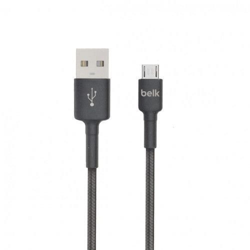 بيلك سلك شاحن مايكرو قماش بطول 1.20 - اسود