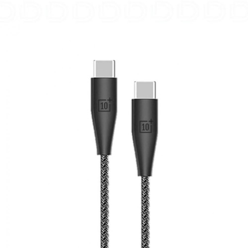 تن بلس شاحن تايب سي تو تايب سي قماش بطول 1م - أسود