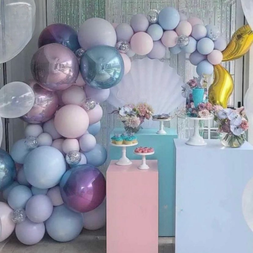 قوس حورية البحر | Mermaid Balloons Garland Kit