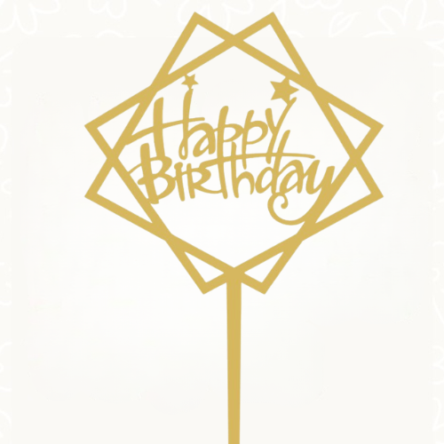 تغريسه كيك ميلاد | Acrylic Cake Topper