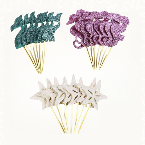 Mermaid Cake Topper | تغريسة حورية البحر