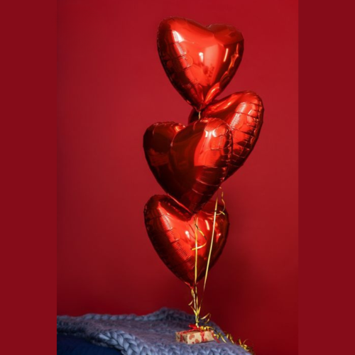 بالون قلب أحمر | Red Heart Balloon