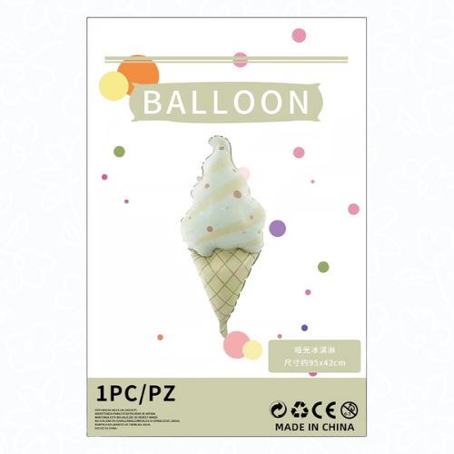 بالون هيليوم ثيم ايس كريم