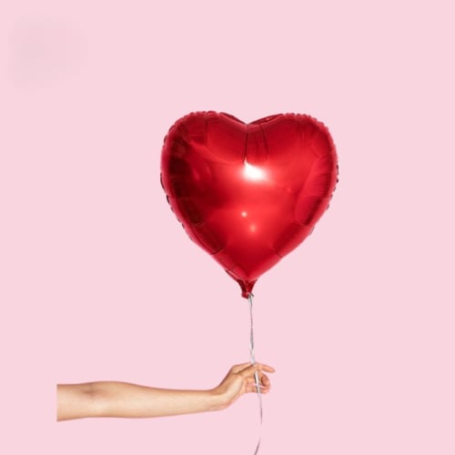 بالون قلب أحمر | Red Heart Balloon
