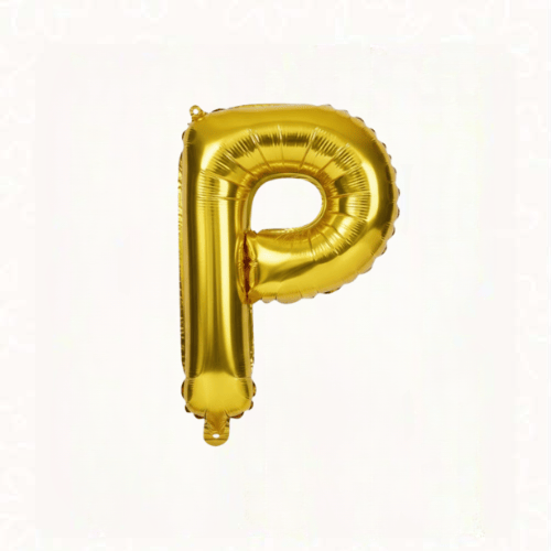 بالونات حروف ذهبية | Gold Letter Balloons