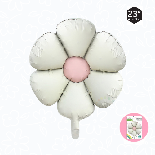 بالون زهرة أبيض | White Flower Balloon