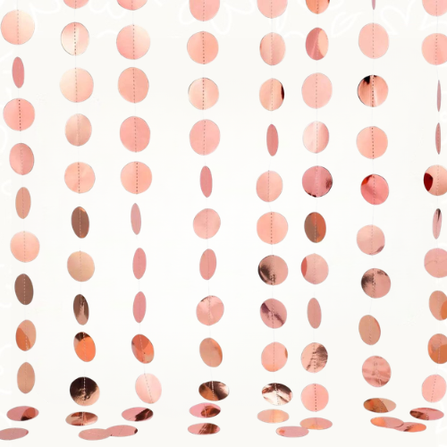 Circle Banner (Rose Gold)| بانر دوائر روزقولد