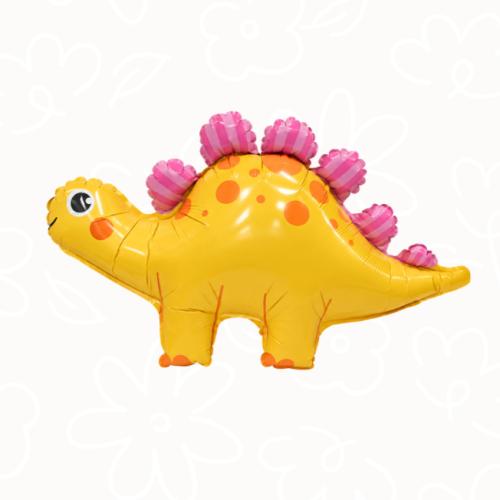 Orange Dinosaur Balloon