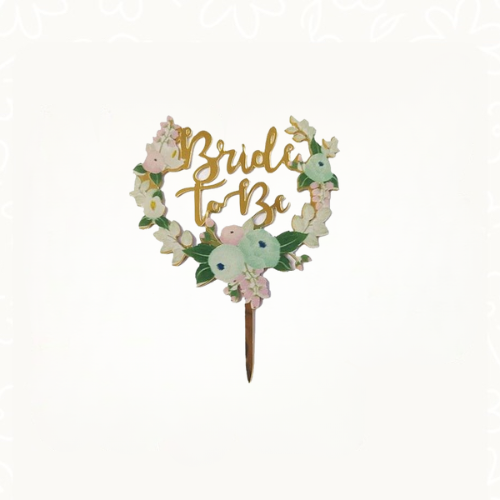 Bride To Be Topper | تغريسه عروس