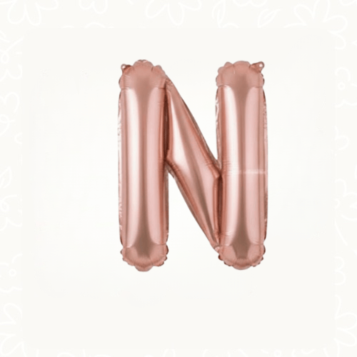 بالونات هيليوم أحرف روزجولد