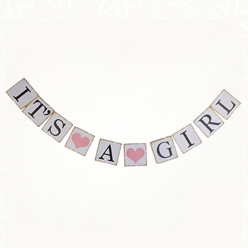 ”It's a Girl” Banner | ”It's a girl”بانر