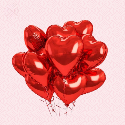 بالون قلب أحمر | Red Heart Balloon